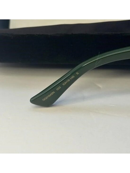 BRAND NEW GUCCI GG0163SN 003 Black Grey Women Sunglasses main image 10